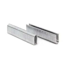 16 Gauge 3/8'' Round Crown 3/4'' Length U Shaped Staples