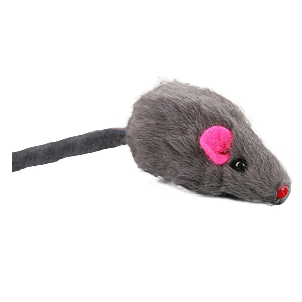 1pc Funny Cat Mice Toy Bite-Resistant Interactive Cute Mini Cat Teaser Toy Cat Bite Toy Pet Interaction Supplies