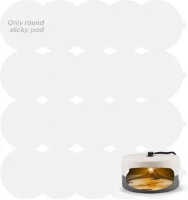 20 Pack Flea Trap Refill Discs 7.1 Inches Sticky Pad Refills, Natural Odorless Glue Board Replacement for Flea Trap, Friendly for People and Pets