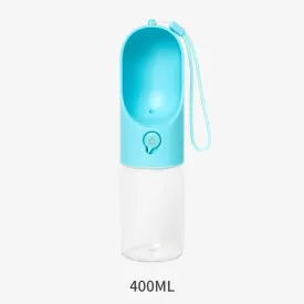 400ml Pet Water Bottle - Blue