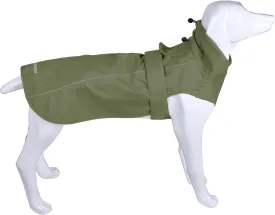 Adjustable Waterproof Dog Raincoat for Dogs,Lightweight Pet Rain Jacket Puppy Clothes with Reflective Strip for Small Medium Large Dogs (Army Green, X-Large)