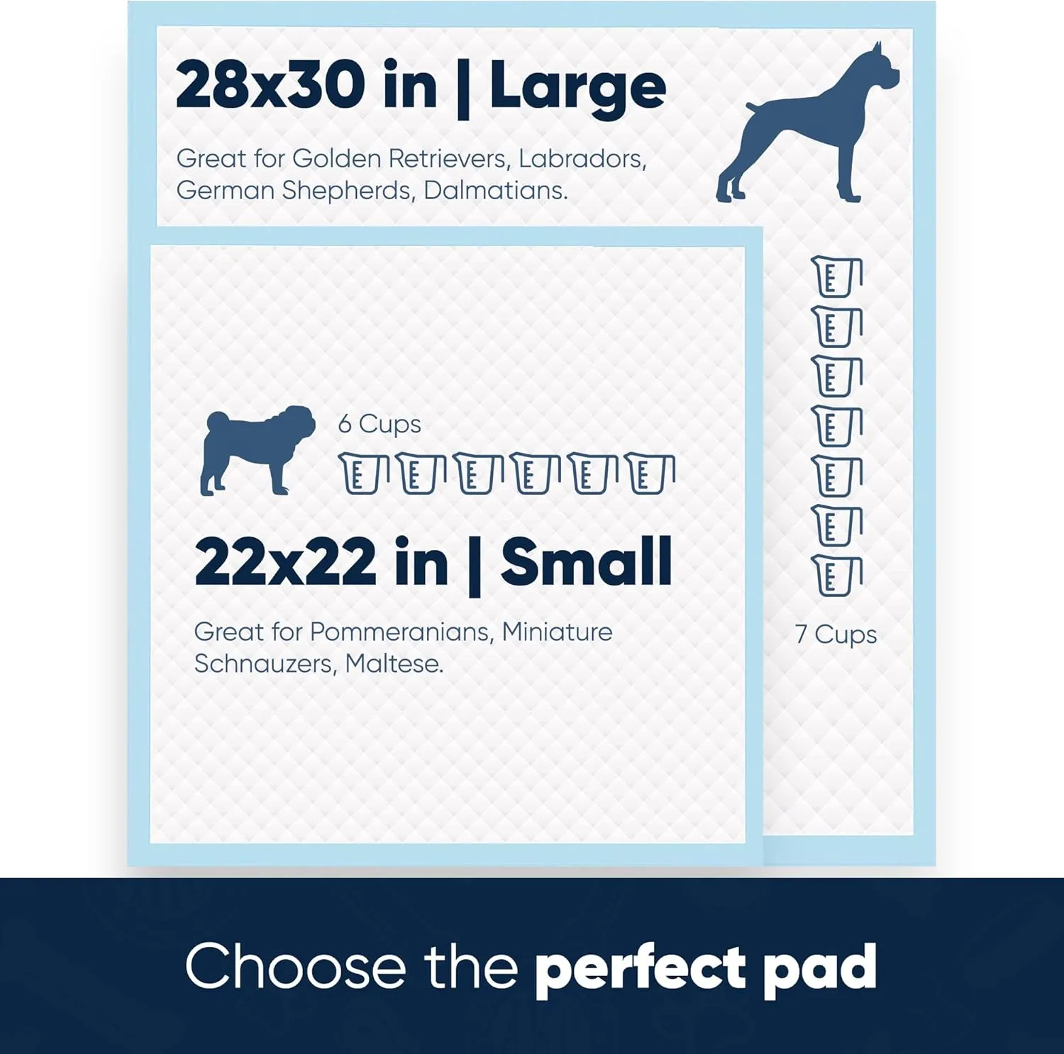 American Kennel Club Scented Puppy Pads  XXL & XXL  Sizes  28x34 Ultra Absorbent 6-Layer Pee Pads with Odor Control & Quick-Dry Gel  Fresh Scent  40 Count