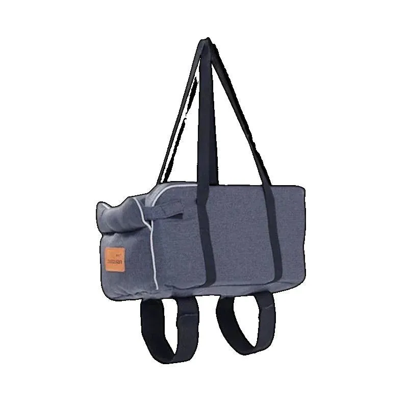 Anniepaw 2-in-1 Portable Dog Car Seat & Kennel with Safety Strap