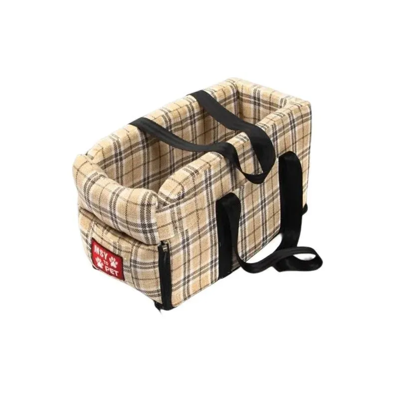 Anniepaw 2-in-1 Portable Dog Car Seat & Kennel with Safety Strap