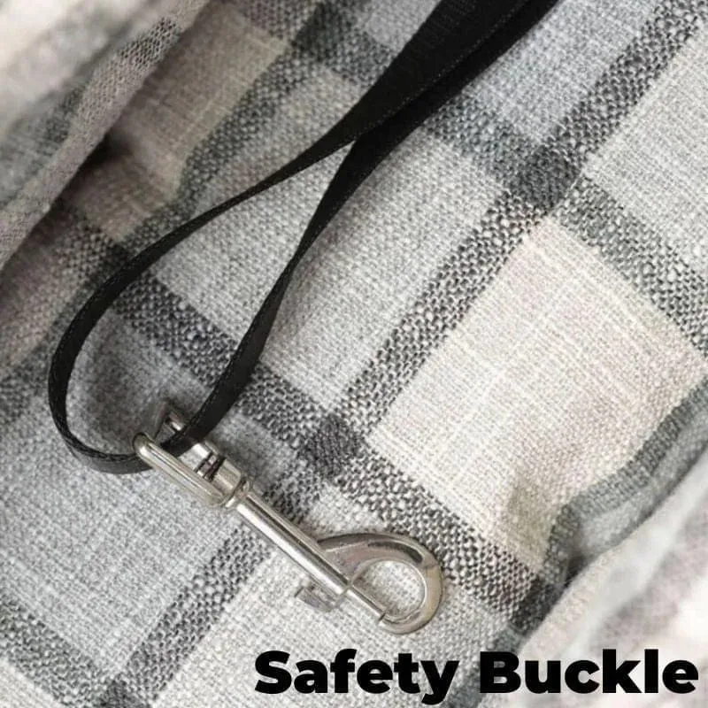 Anniepaw 2-in-1 Portable Dog Car Seat & Kennel with Safety Strap