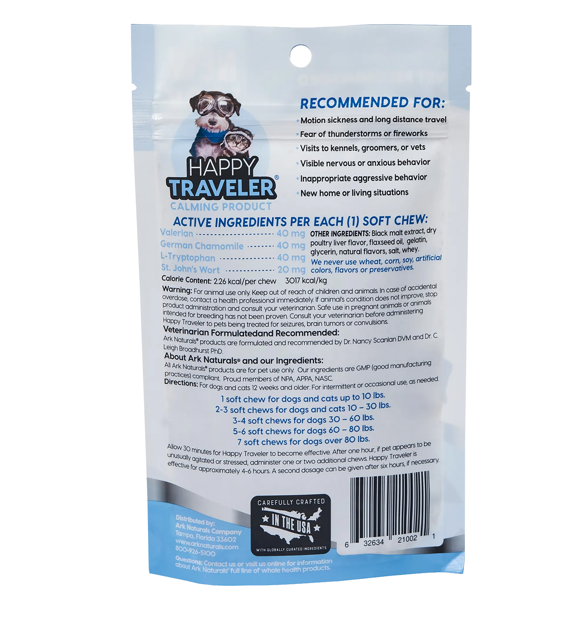 Ark Naturals Happy Traveler Soft Chews