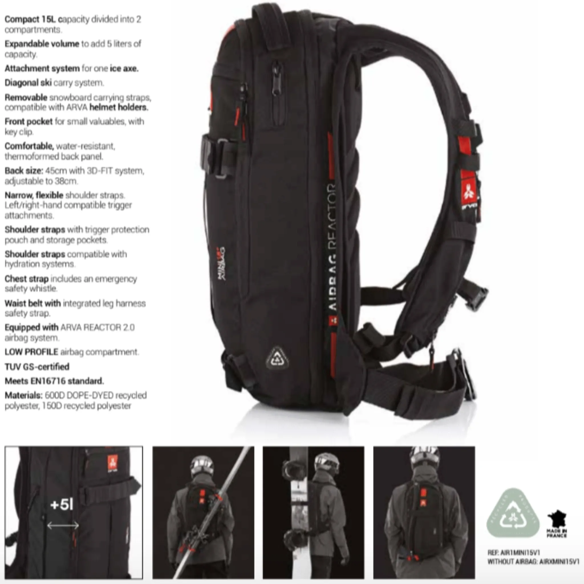 Arva Mini 15  AIRBAG