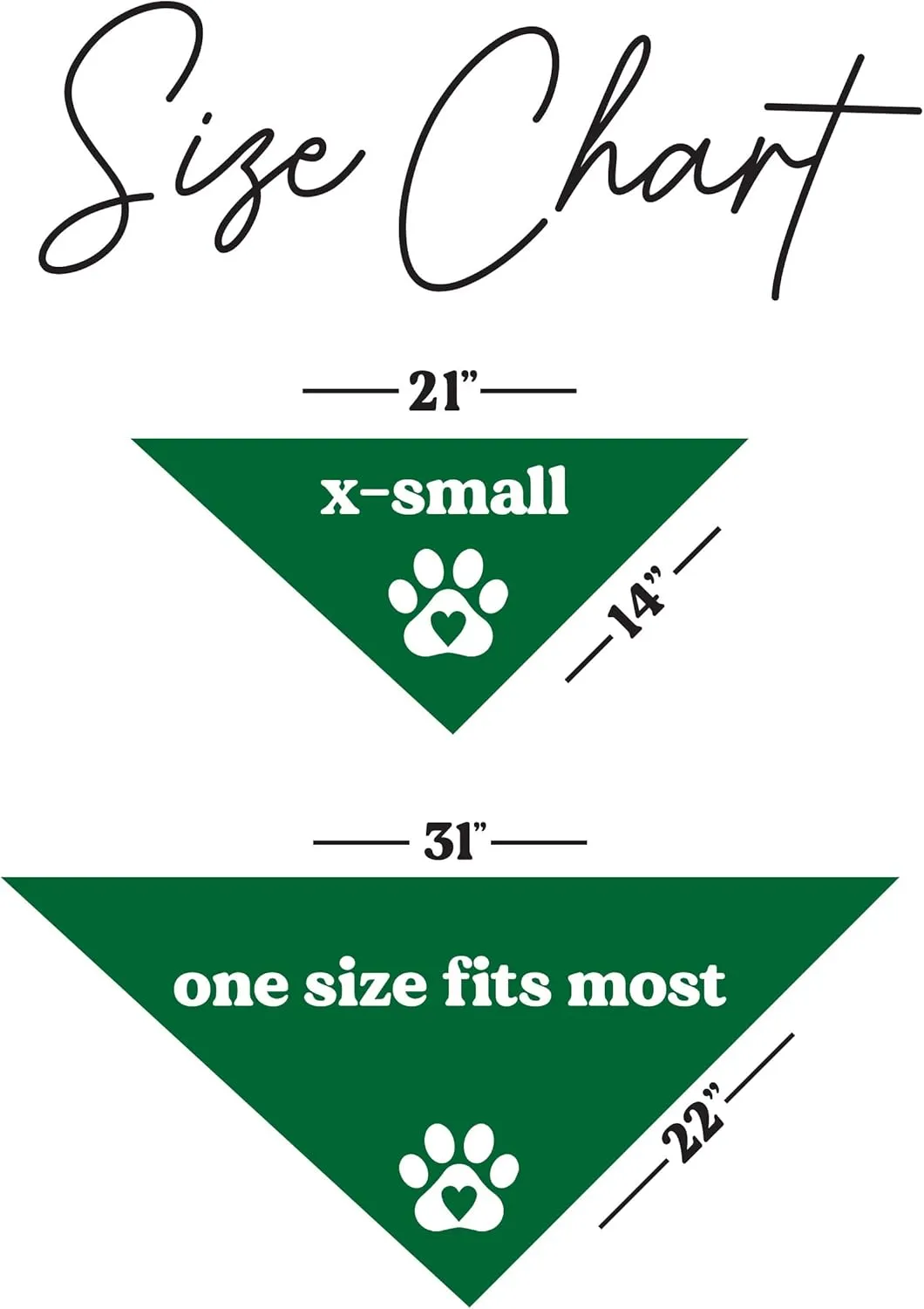 Be Kind I'm Blind Dog Bandana (Green, OS 352)