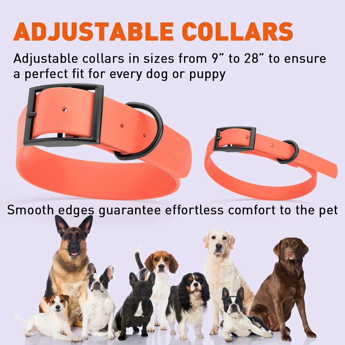 Biothane Waterproof Collar - X-Small (9 to 12 inches)
