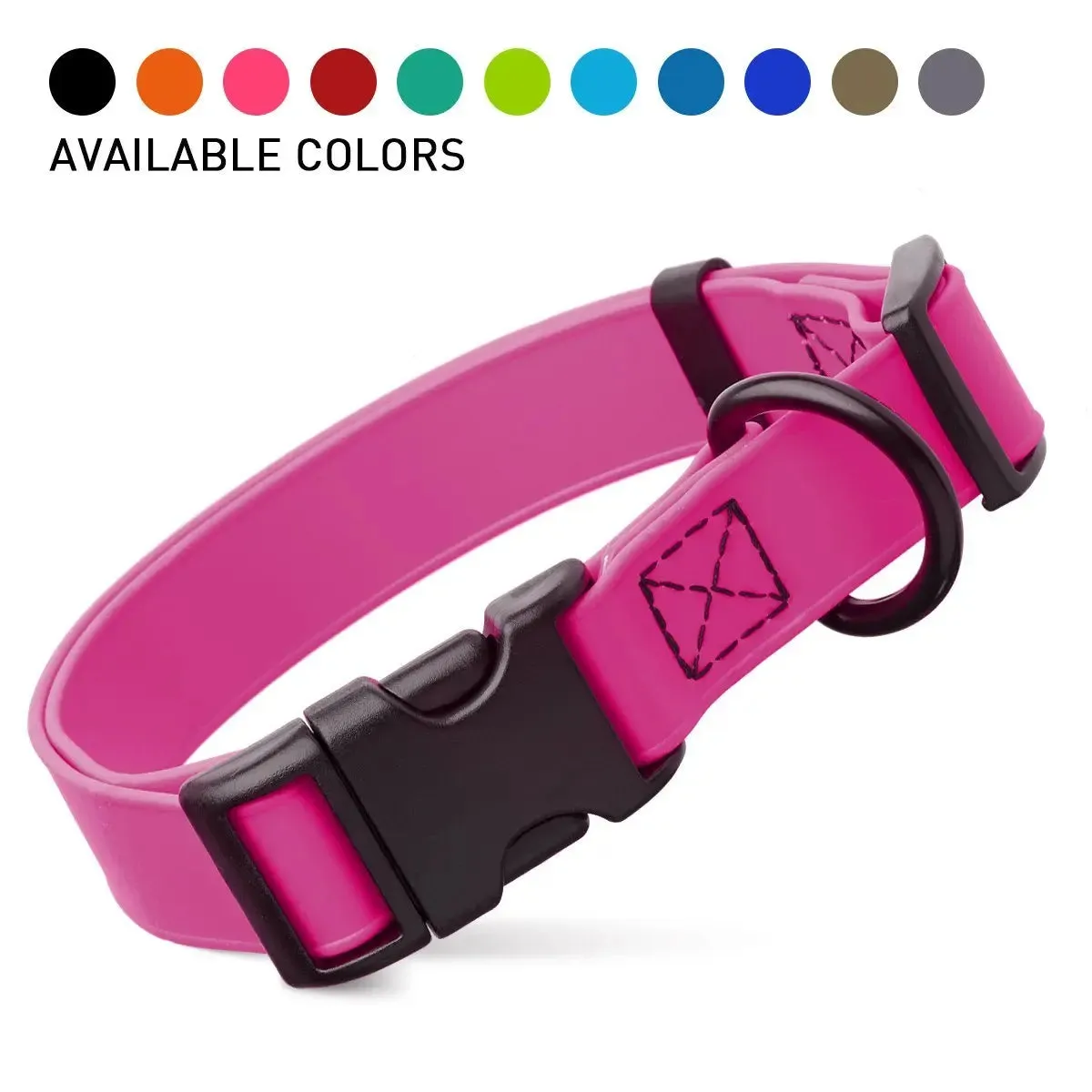 Biothane Waterproof Dog Collar - Quick Release Buckle