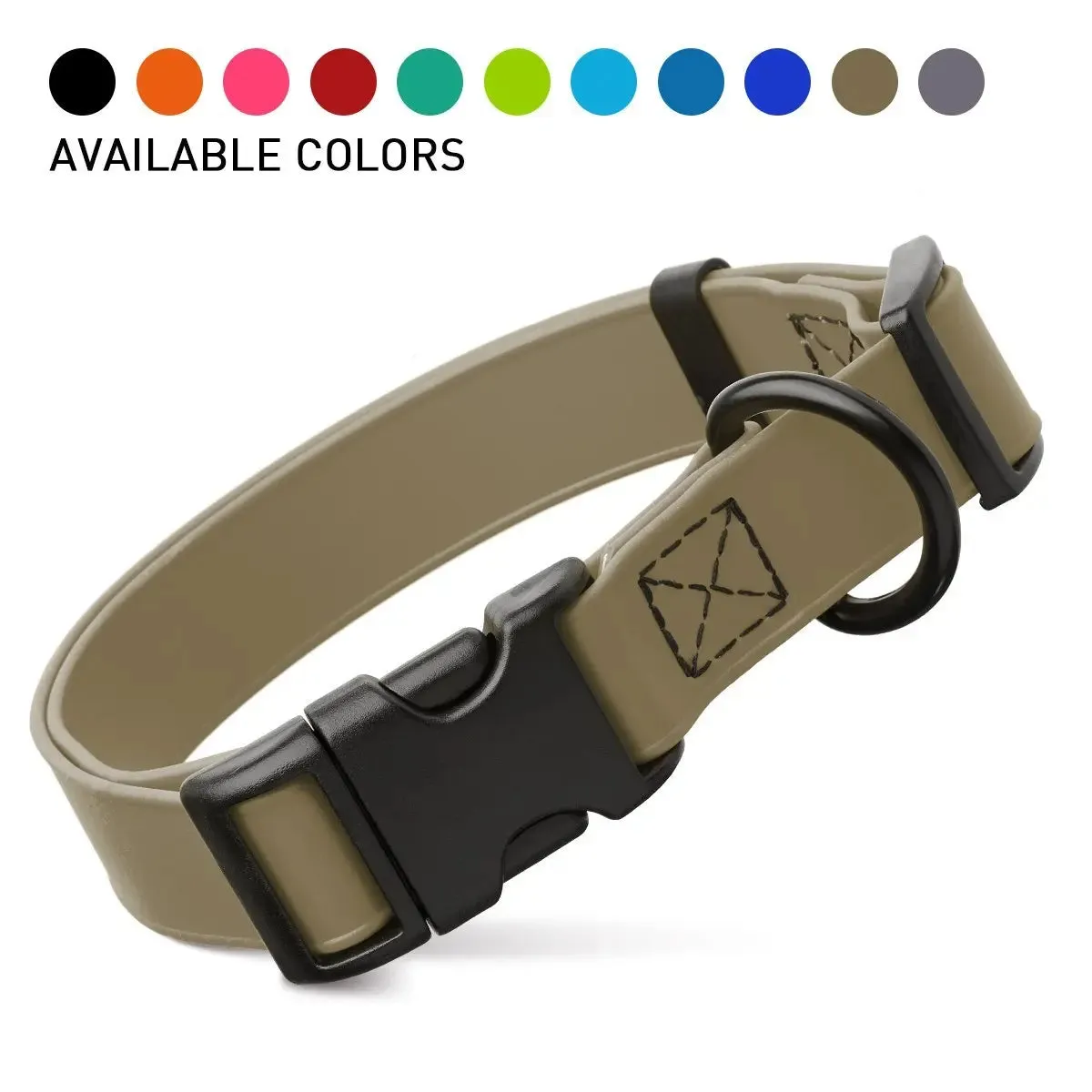 Biothane Waterproof Dog Collar - Quick Release Buckle