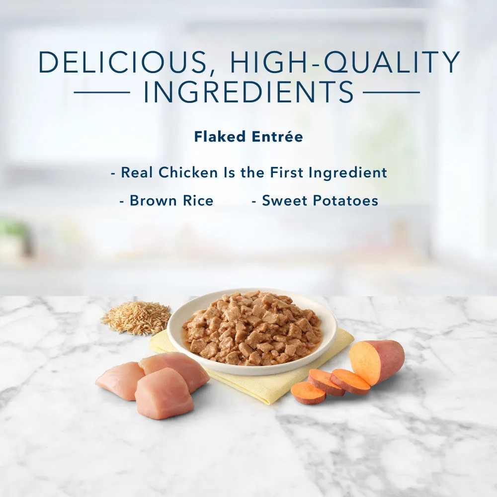 Blue Buffalo Tastefuls Natural Flaked Chicken Entree in Gravy Wet Cat Food