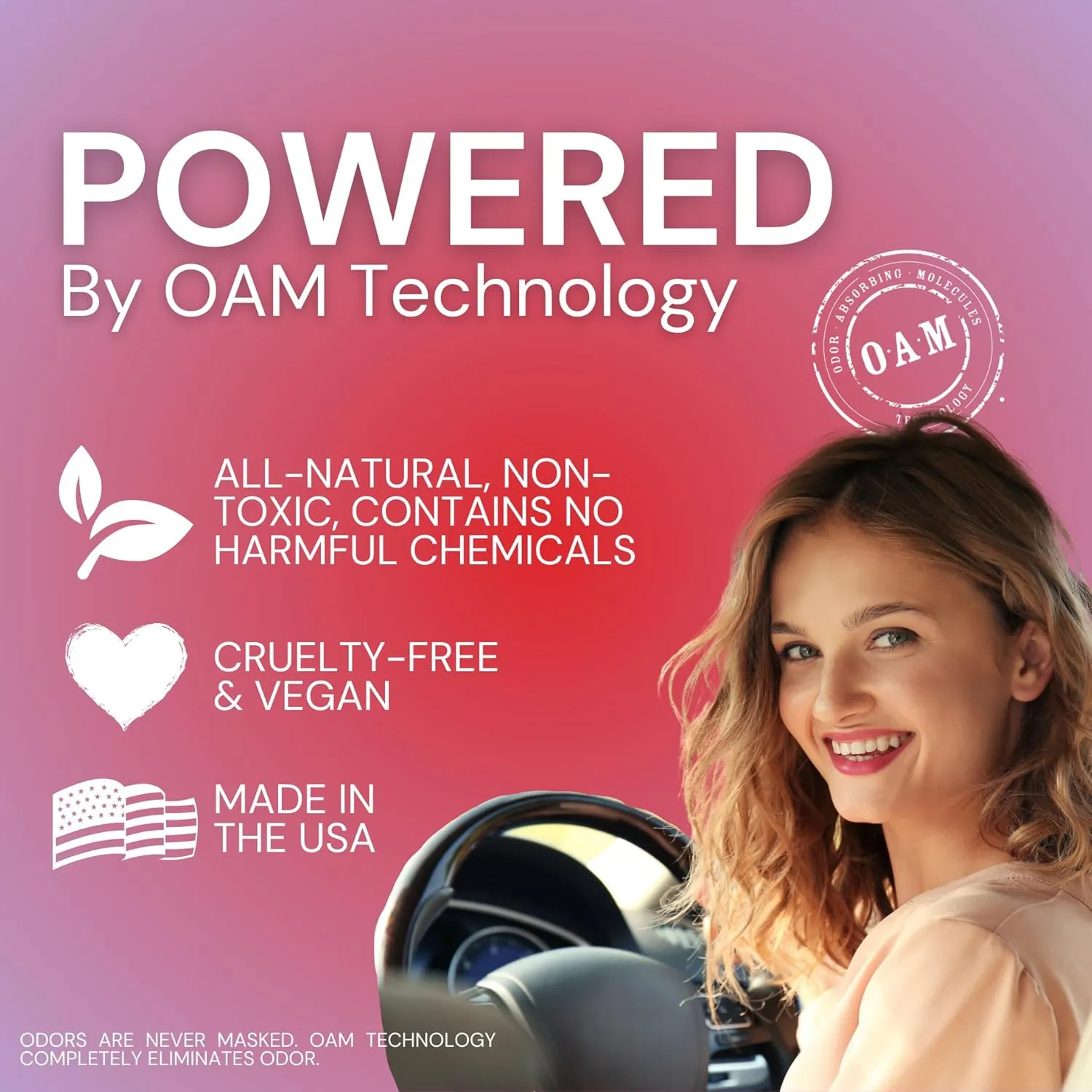 Car Deodorizer Odor Eliminator For Strong Odor: Quickly Banish Smoke, Pet, Food, Sweat, & Other Foul Smells! Safe Car Freshener for Seats & More! - 1 16 oz Bottle Coconut Mango