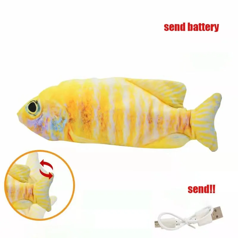 Cat Electric Fish Petting Toy