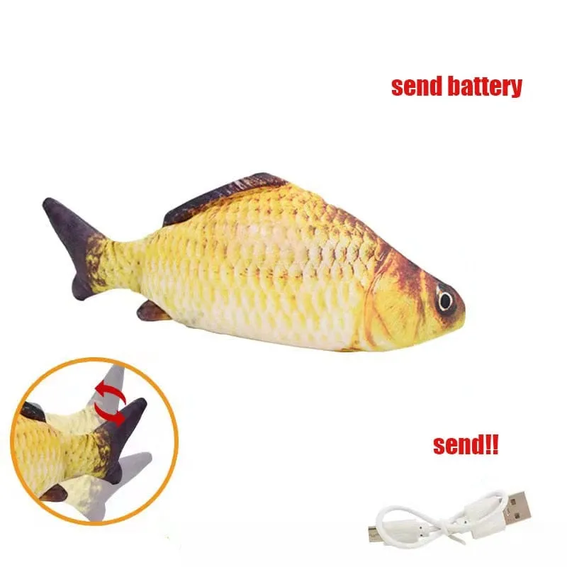 Cat Electric Fish Petting Toy