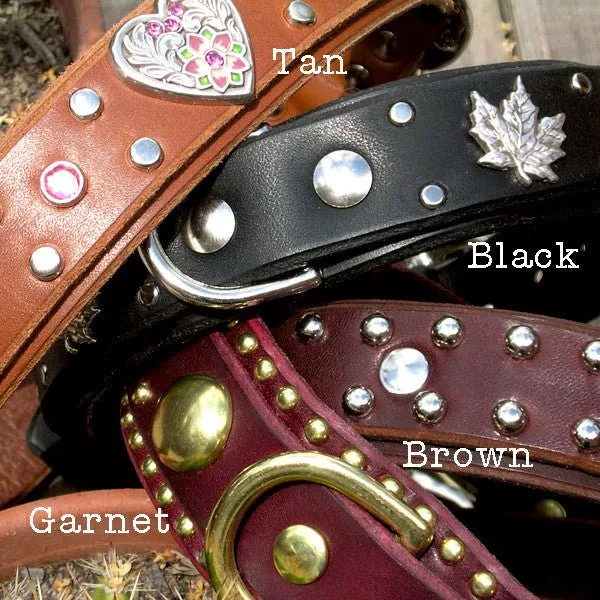 Custom Leather Dog Collar Bahia