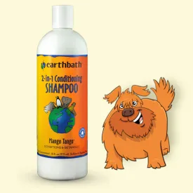 Dog Shampoo Earthbath 2-in-1 Conditioning - Mango Tango 472ml
