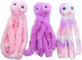 DONGKER Cat Plush Toys,3 PCS Octopus Shaped Cat Teaser Toy with Little Catnip Inside for Kitten Play Halloween Christmas Xmas Party