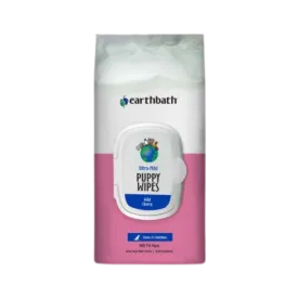 Earthbath Grooming Wipes, Ultra-Mild Puppy Wild Cherry