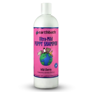 Earthbath Ultra Mild Puppy Shampoo Wild Cherry for Dogs, 16-oz bottle