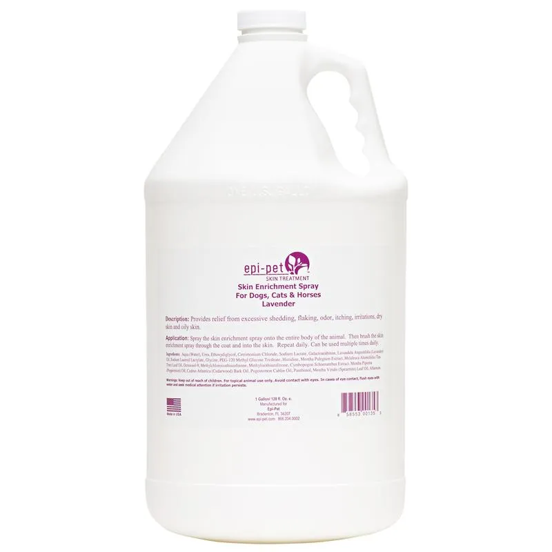 Epi-Pet Skin & Coat Enrichment Spray Gallon (Lavender Scented) for Dogs & Horses