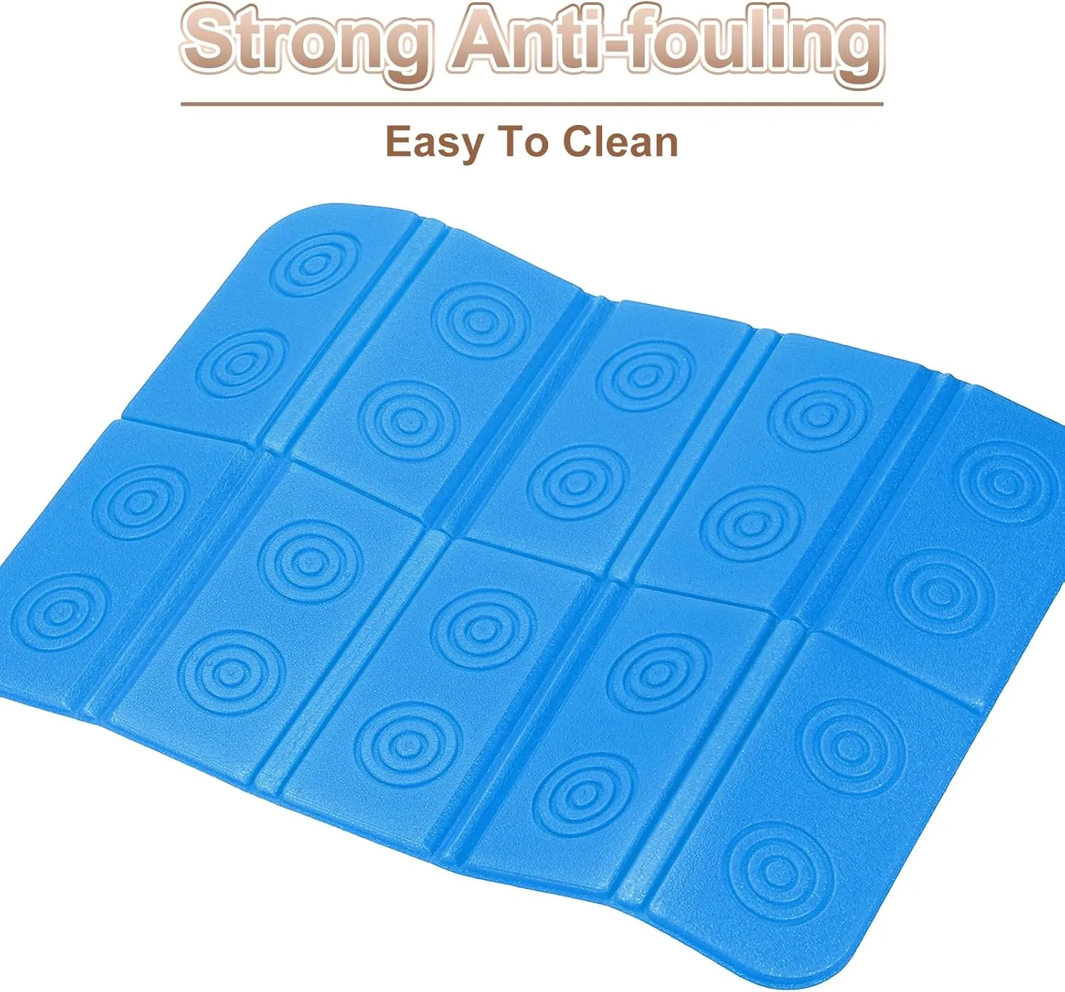 Folding Foam Mat, Mini Portable Lightweight Mini Waterproof Folding Mat Fit for Backpacking Hiking Camping Kneeling Outdoor Activities