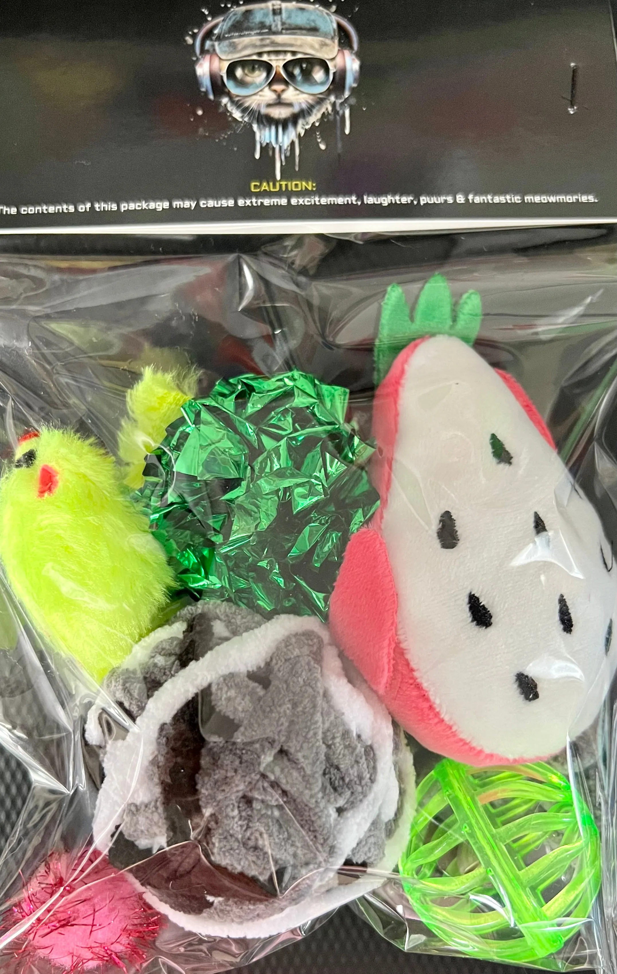Furprize! Dragonfruit  Assorted Catnip Infusion Toys