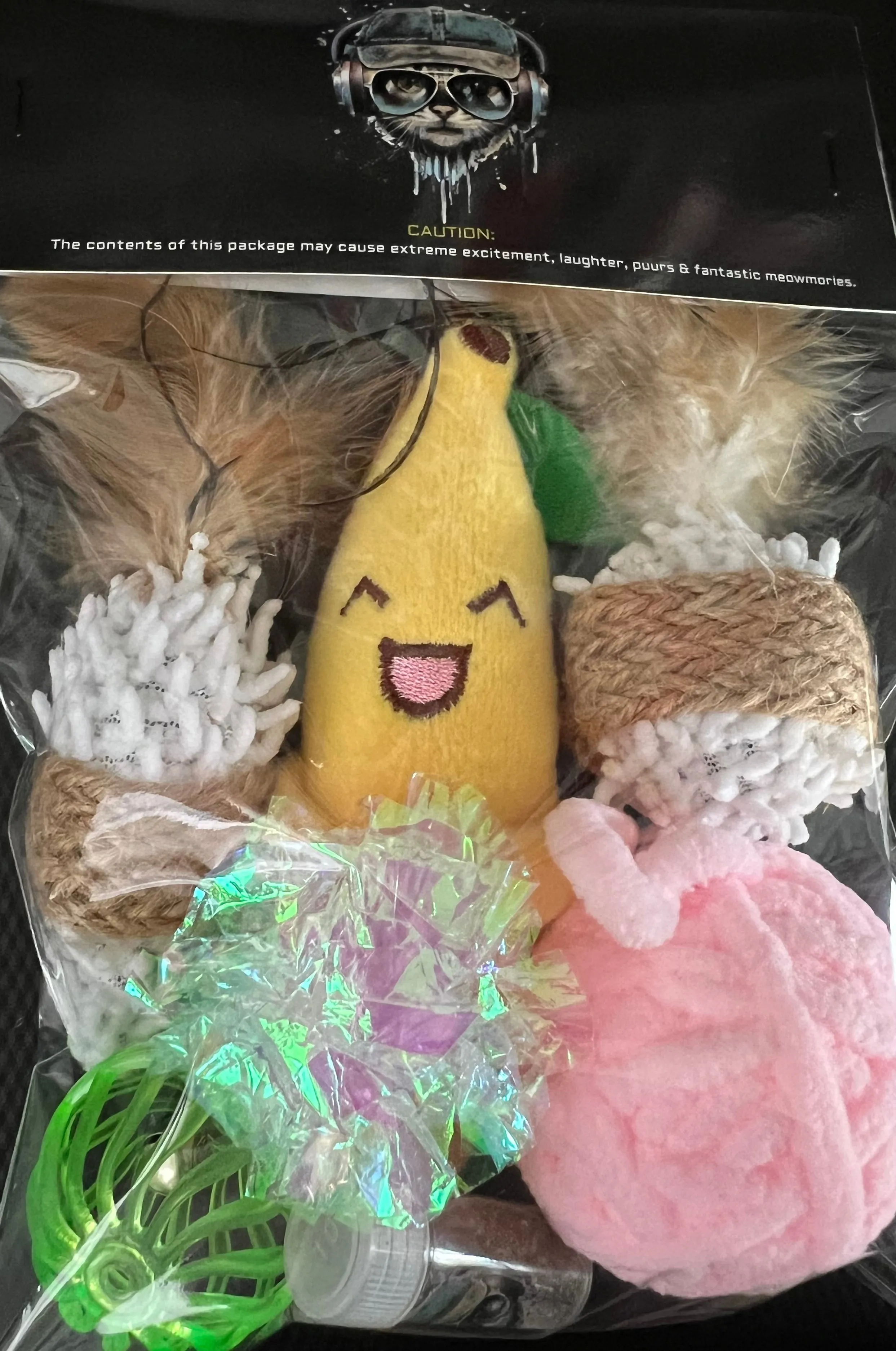 Furprize! Goin’ Bananas, Assorted Catnip Infusion Toys