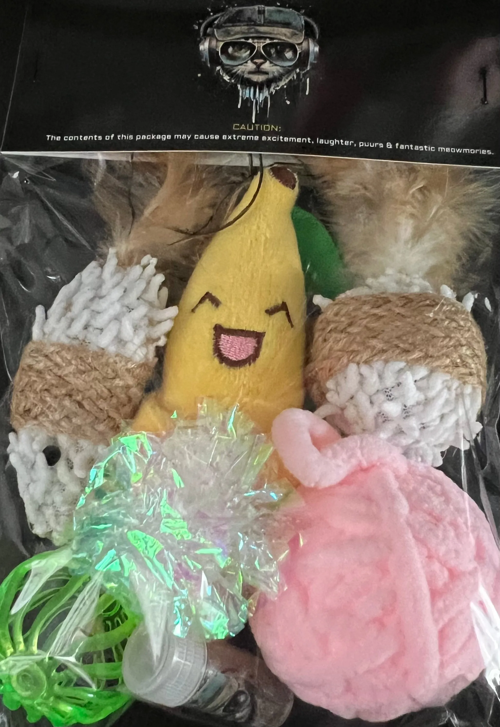 Furprize! Goin’ Bananas, Assorted Catnip Infusion Toys