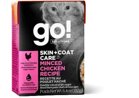 Go! Solutions Skin   Coat Care Minced Chicken Recipe for cats