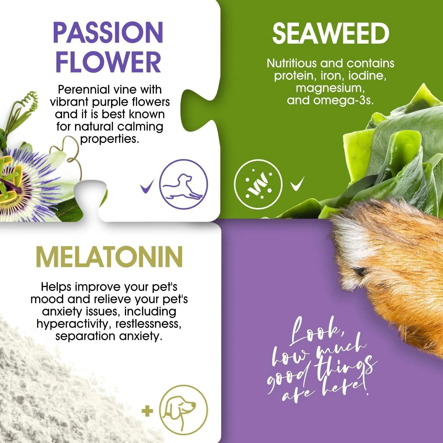 Hemp Calming Chews for Dogs with Anxiety and Stress Dog Calming Treats 90 Chews