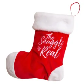 Hide & Squeak Stocking with Rubber Spikey Ball, 12"