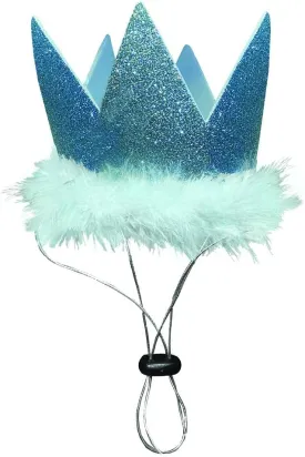 Huxley & Kent Pet Party Crown - Blue (Small) - Crown for Dogs and Cats - Adjustable Strap for Comfort and Stability - Perfect for Birthday Party, Adoption Celebration or Gotcha Day Photos