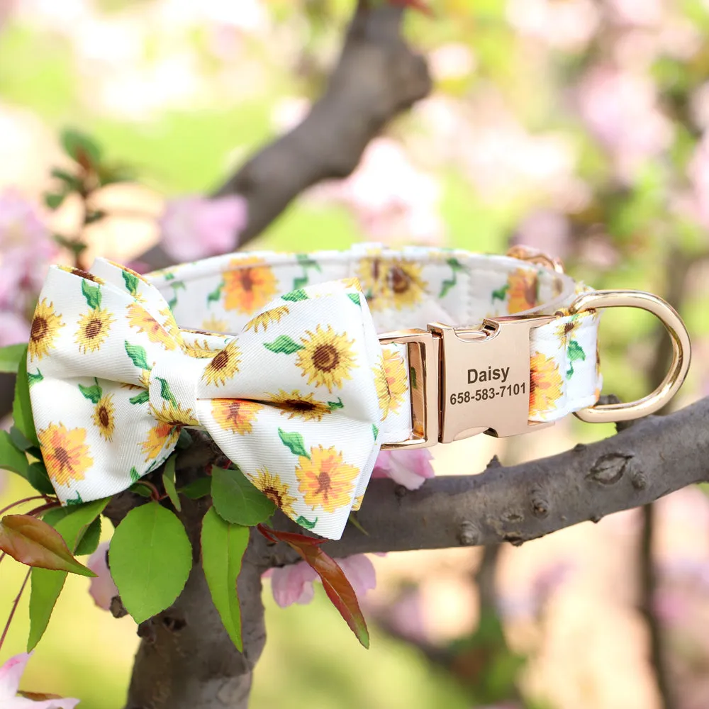 Multidesign Bowtie Dog Collar: Personalized Accessory in multiple colors