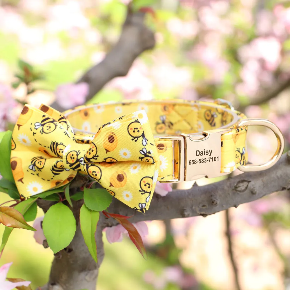 Multidesign Bowtie Dog Collar: Personalized Accessory in multiple colors