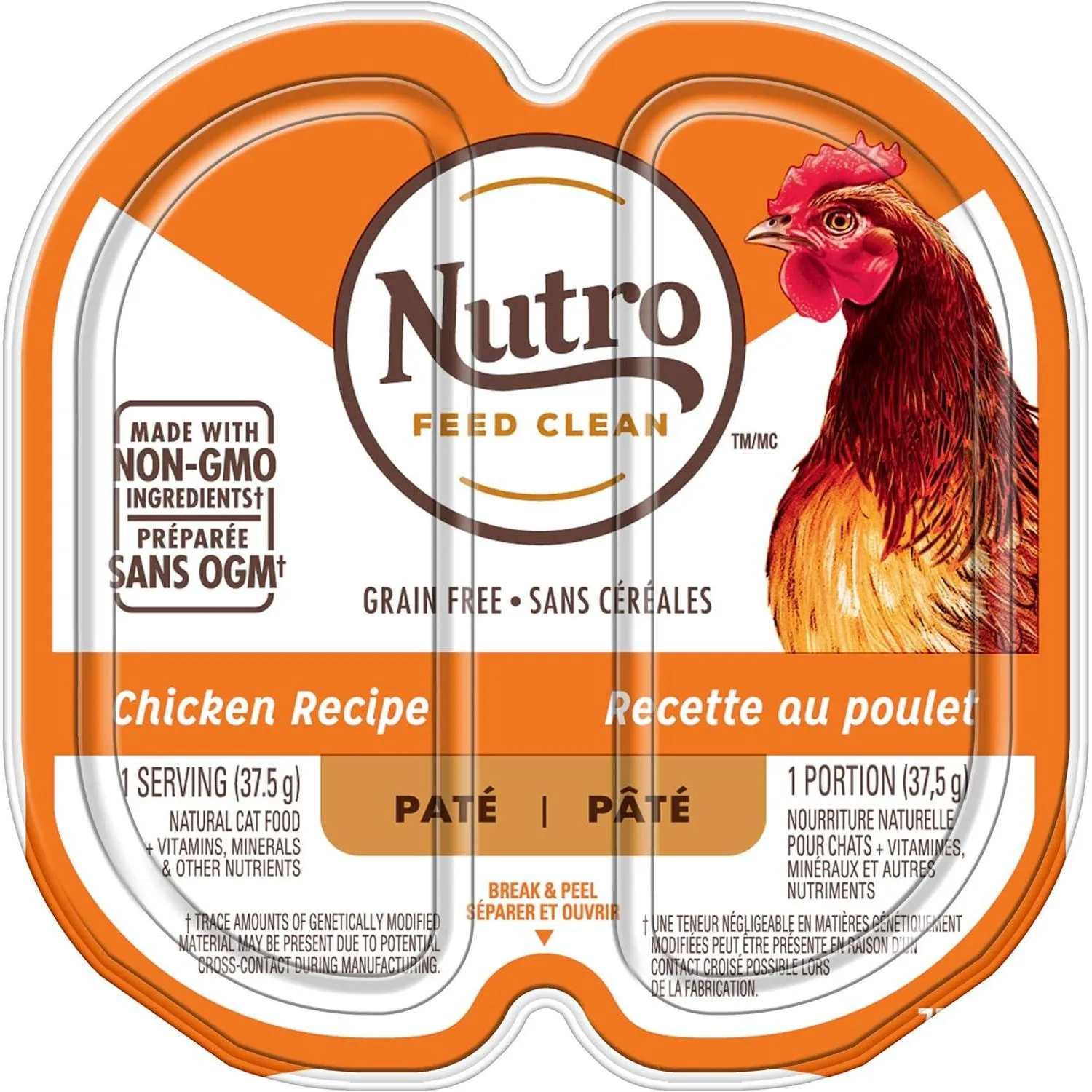 Nutro Perfect Portions Adult Wet Cat Food Grain Free Chicken Paté Entrées