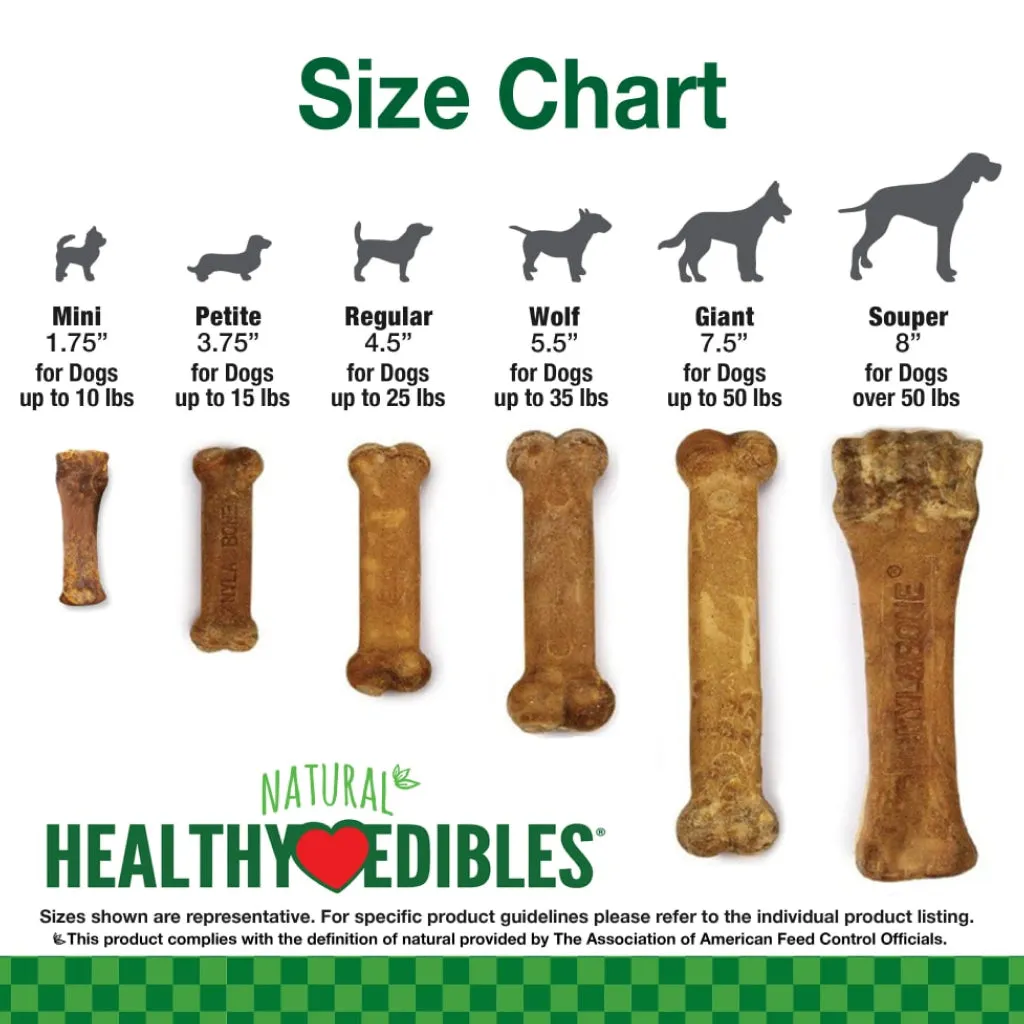 Nylabone Healthy Edibles Natural Long Lasting Chicken Flavor Dog Chew Treat