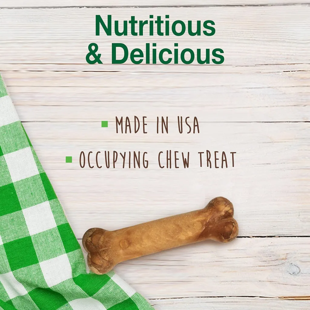 Nylabone Healthy Edibles Natural Long Lasting Roast Beef Flavor Dog Chew Treats