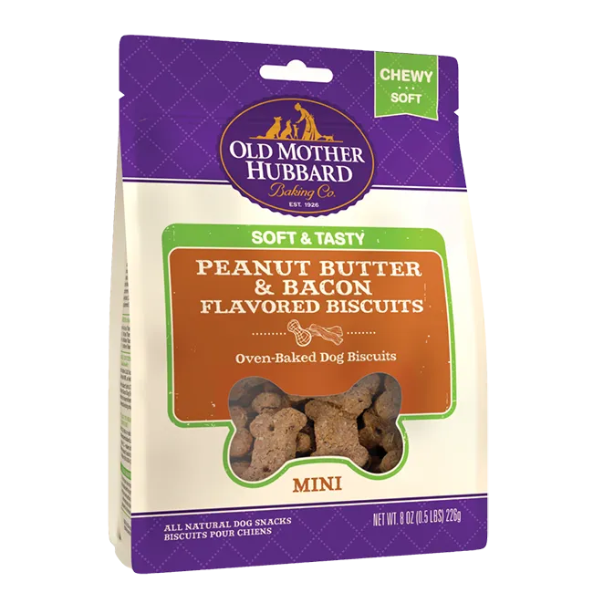Old Mother Hubbard Soft and Tasty Peanut Butter and Bacon Dog Treats