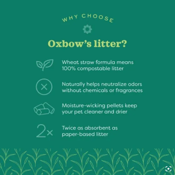 Oxbow Eco-straw Pelleted Wheat Straw Litter (20lb)