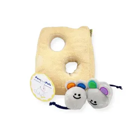 Pawfect Pals Interactive Hide and Seek Cheese and Mouse Puzzle Toy for All Pets