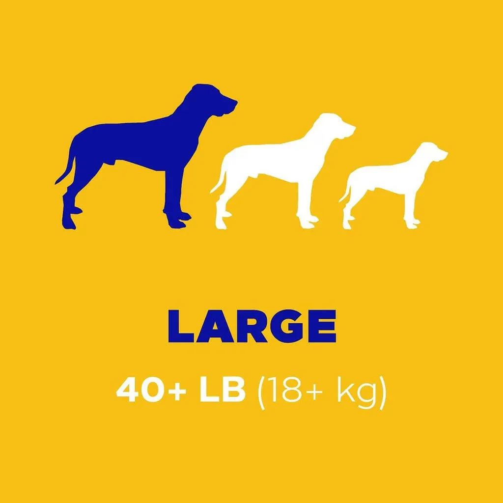 Pedigree Dentastix Dual Flavored Bacon & Chicken Flavored Large Dental Dog Treats, 32 Count