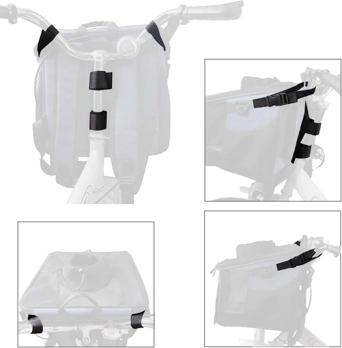 Pet Carrier Bicycle Basket Bag Pet Carrier/Booster Backpack for Dogs and Cats with Big Side Pockets,Comfy & Padded Shoulder Strap,Travel with Your Pet SafetyClassic Blue