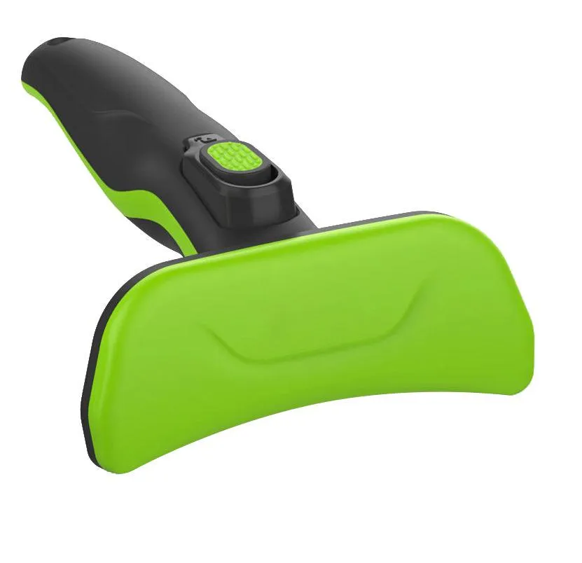 Pet Life ® 'Fur-Guard' Easy Self-Cleaning Grooming Deshedder Pet Comb