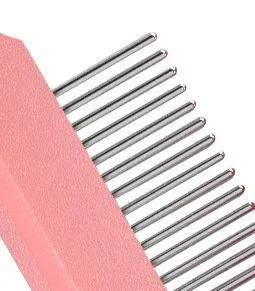 Pet Life ® 'JOYNE' Multi-Functional 2-in-1 Swivel Travel Grooming Comb and Deshedder