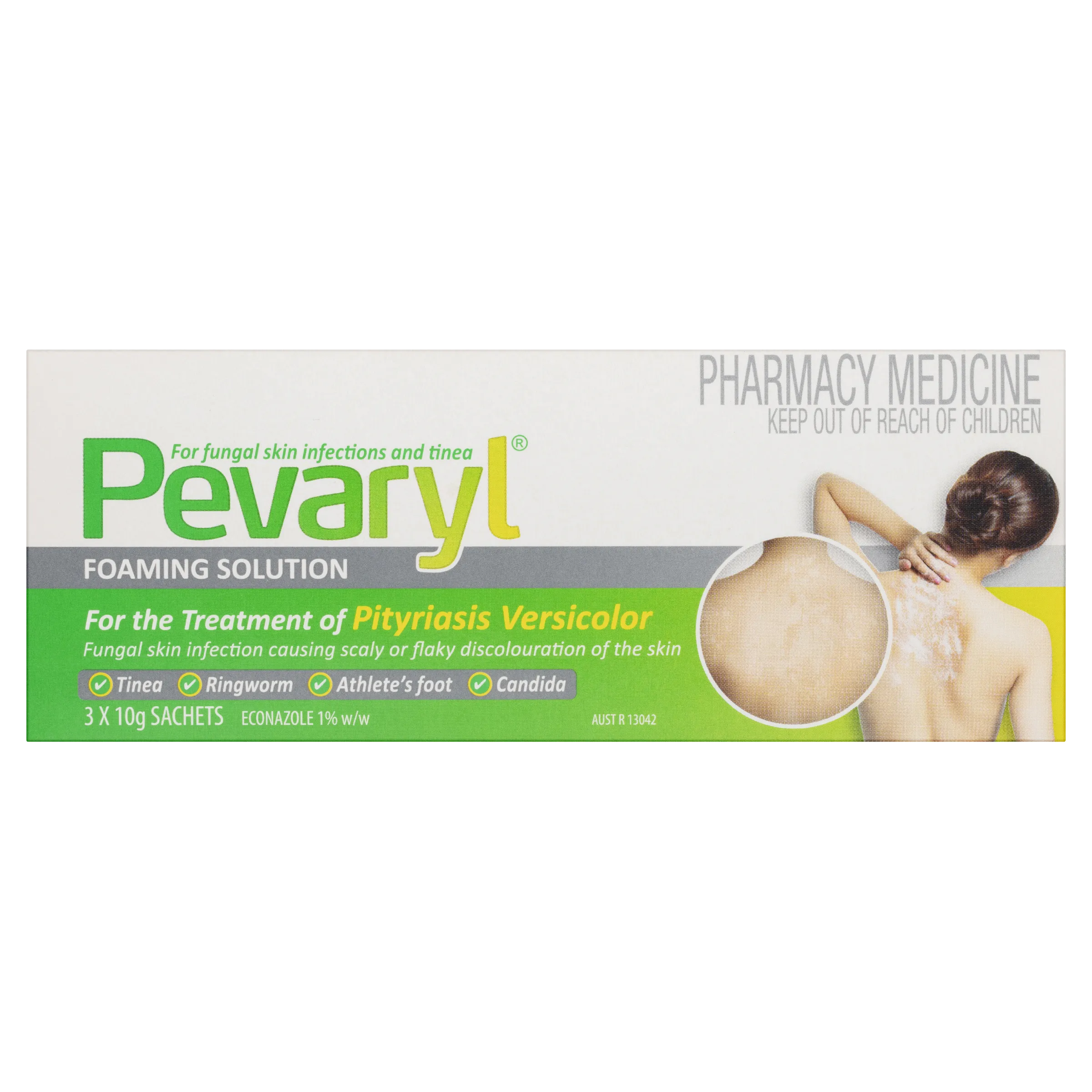 Pevaryl Anti-Fungal Foaming Solution 10g