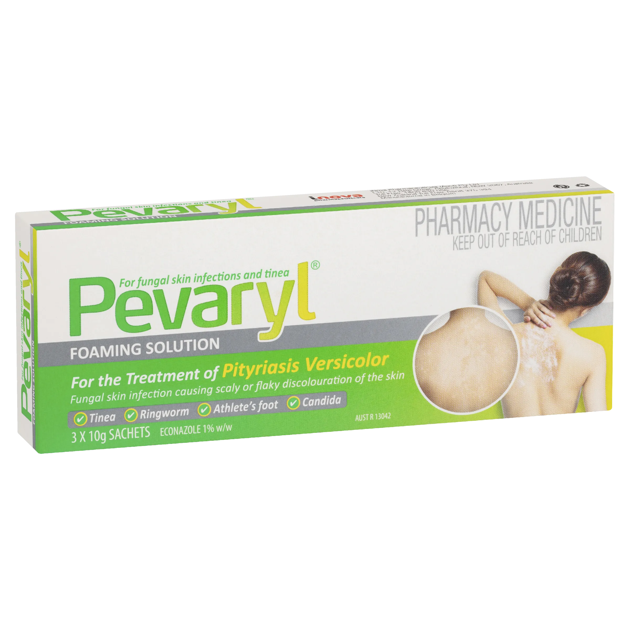 Pevaryl Anti-Fungal Foaming Solution 10g
