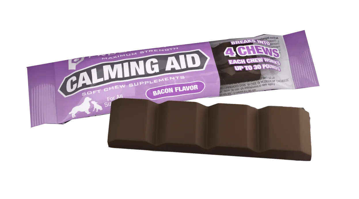 Progility Maximum Strength Calming Aid Soft Chew Dog Supplement - Veterinarian Formulated
