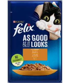 Purina - Felix As Good As It Looks Chicken In Jelly Wet Cat Food 85g