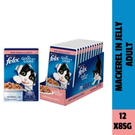 Purina Felix Salmon with Jelly Adult Cat Wet Food